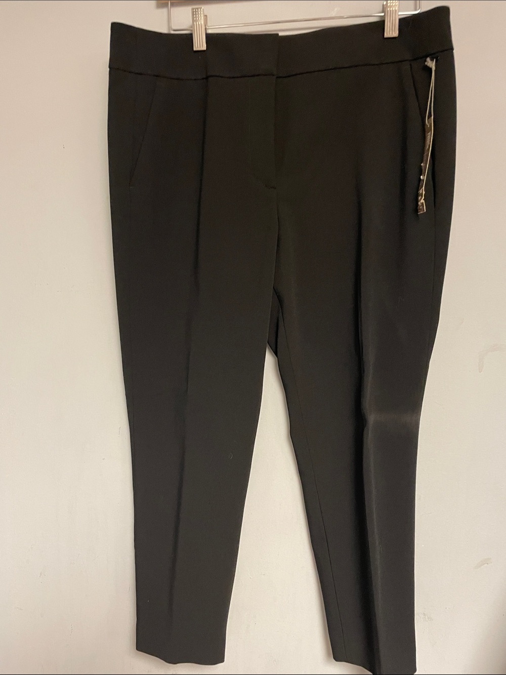 LOFT Black Slim Ankle Trousers